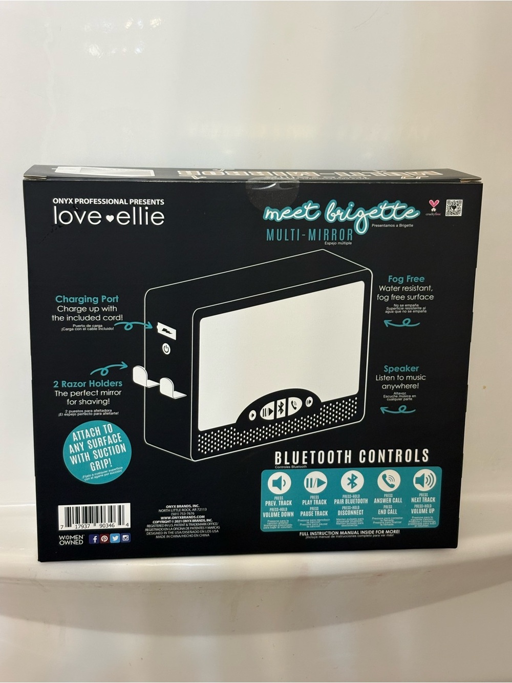 love•ellie 'Meet Brigette' Multi-Mirror with Bluetooth - Picture 2 of 10
